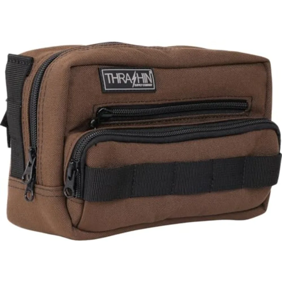 

Versatile Handlebar Bag Plus for Outdoor Adventures and Daily Commuting Brown Color Durable Design with Multiple Compartments a