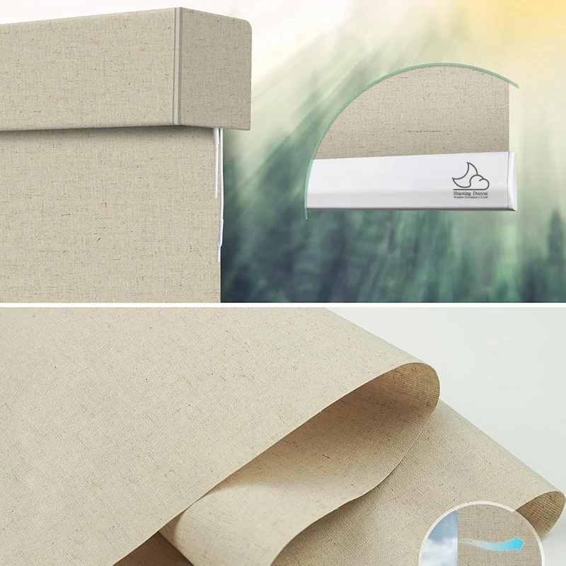 تصميم جديد مربع كاسيت 50% التعتيم الحراري معزول الحد من الضوضاء الستائر الدوارة الكهربائية الذكية لغرفة النوم #4