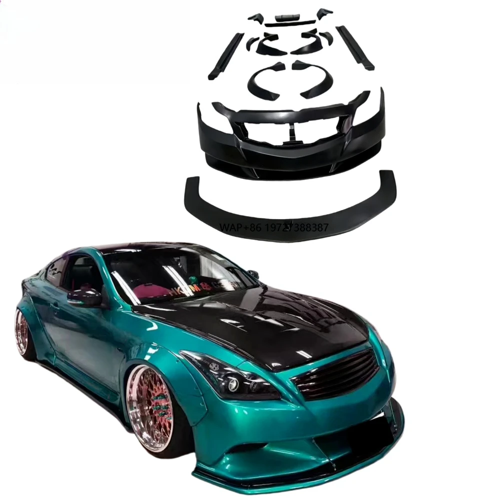 

Modification Upgrade Wide-Body Kit for Infiniti G37 High-Quality Wide-Body Body Kit