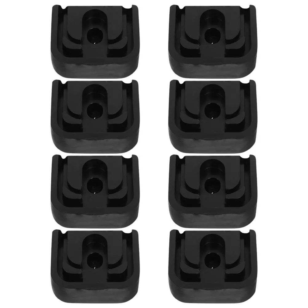 8Pcs Anti Vibration Rubber Pads Air Conditioner Condenser Mounting Shock Absorbing Isolation Mats Elevated Design Moisture Rust