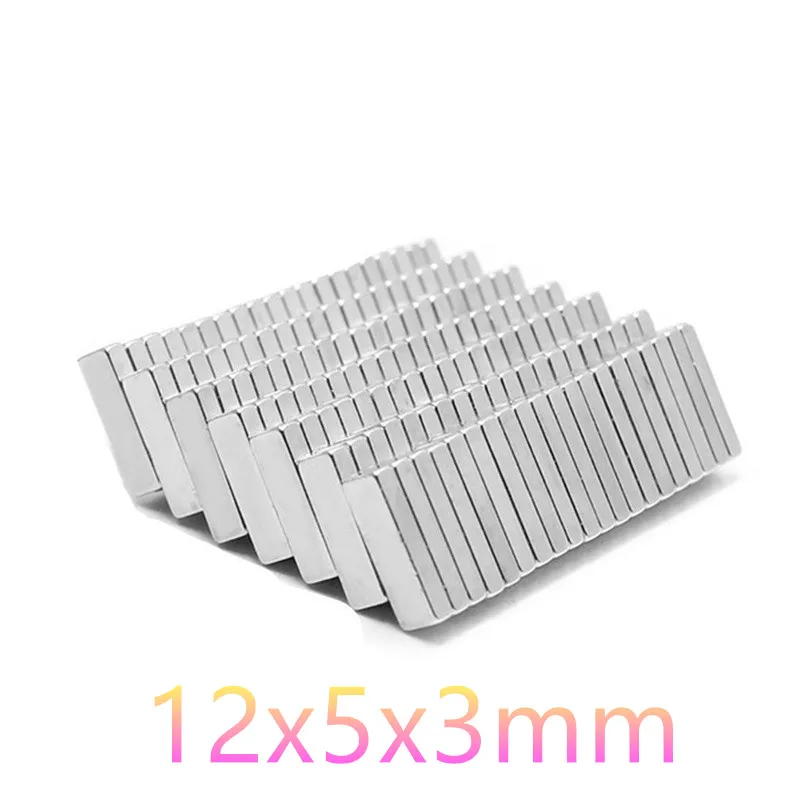 Rectangle Magnet 10x5x3mm,15x5x5mm,20x8x2mm Permanent Long Block Neodymium Magnet N35 Strong Powerful Cuboid Shape NdFeB Magnets