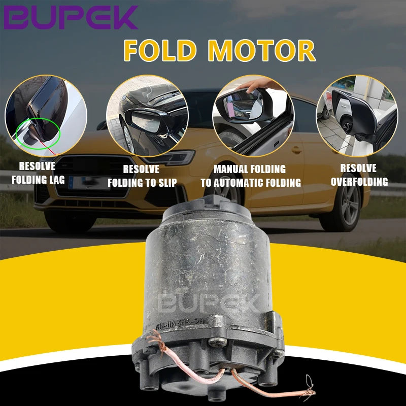 Módulo de Motor para Espejo Lateral Eléctrico Plegable BUPEK para BMW Serie 3 E46, Land Rover Freelander 1, Rover 75