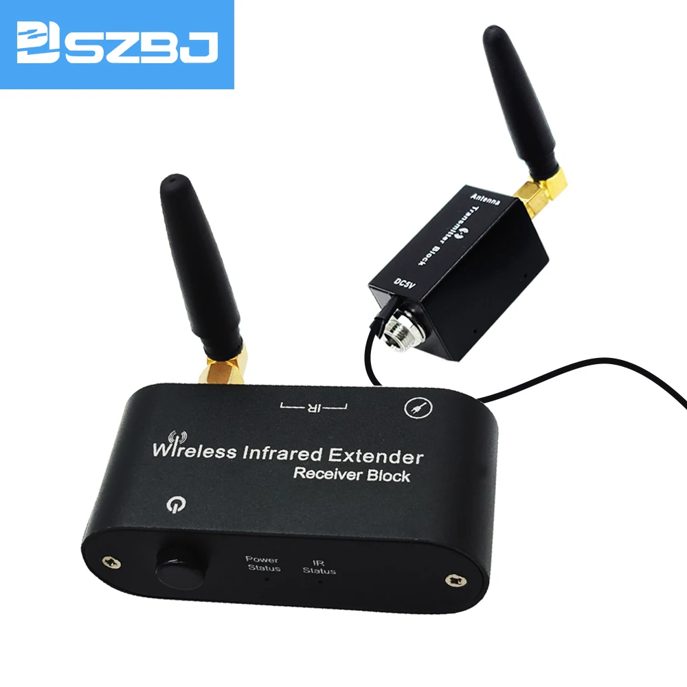 

SZBJ No Wires to Run Wireless IR Repeater,Wireless Infrared Repeater Kit/Remote Control Extender Kit WL-E1