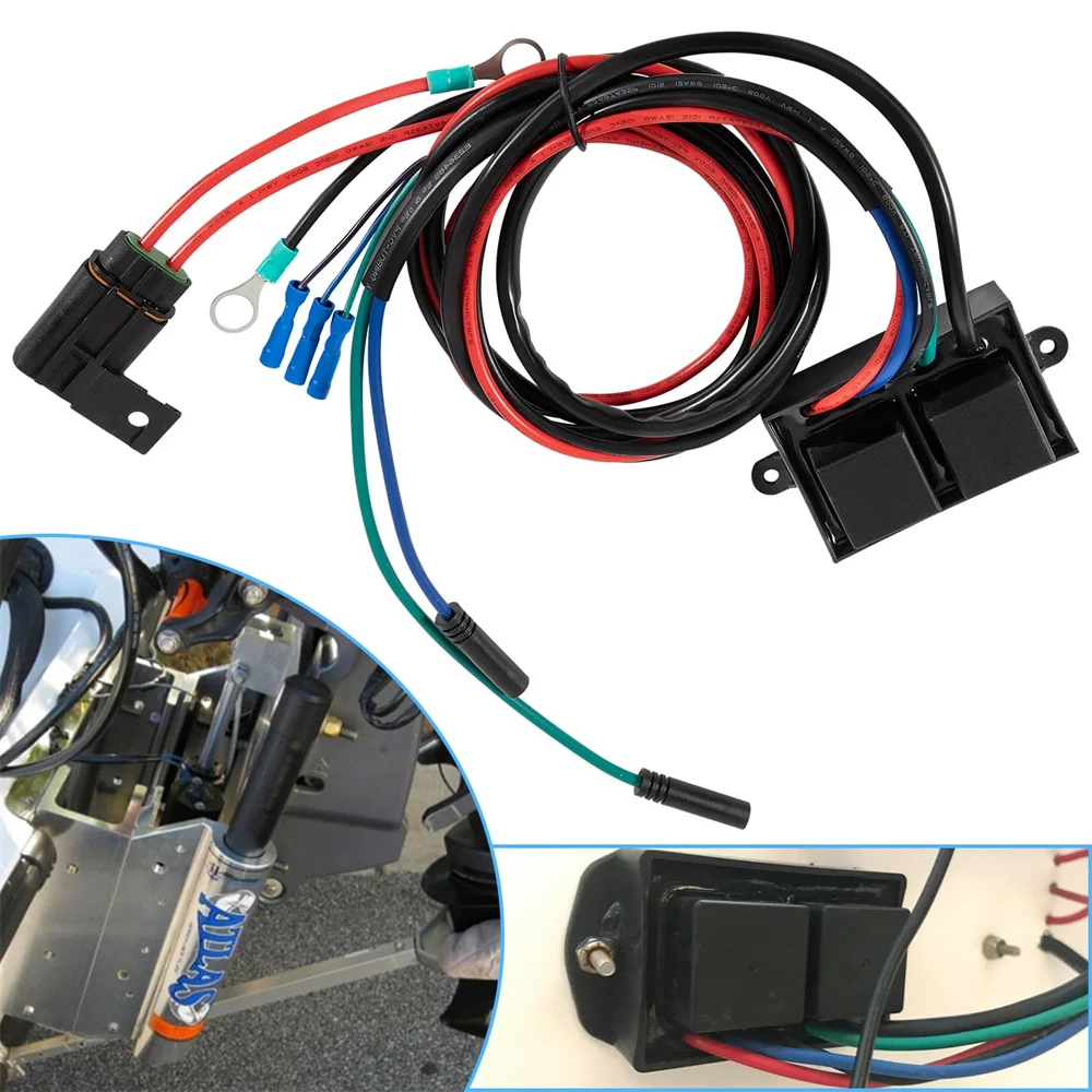 

Relay Harness Jack Plate Wiring Replacement Parts Kit for 2014 to Present Atlas Outboard Motor Hydraulic Jack Plates Jet Boat