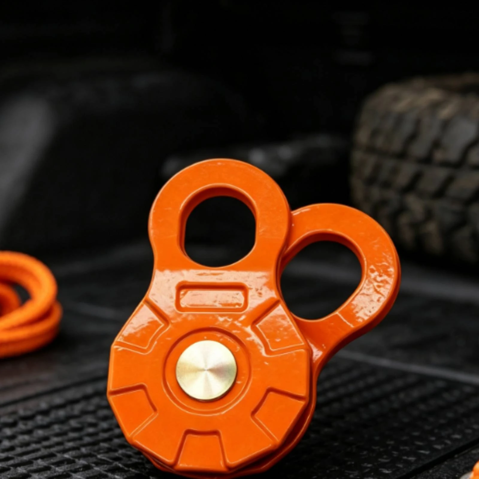 Recovery Pulley Block Heavy-Duty Pulley Block Recovery Accessory Weather Resistant Hardware Extreme for Tow Truck Operators