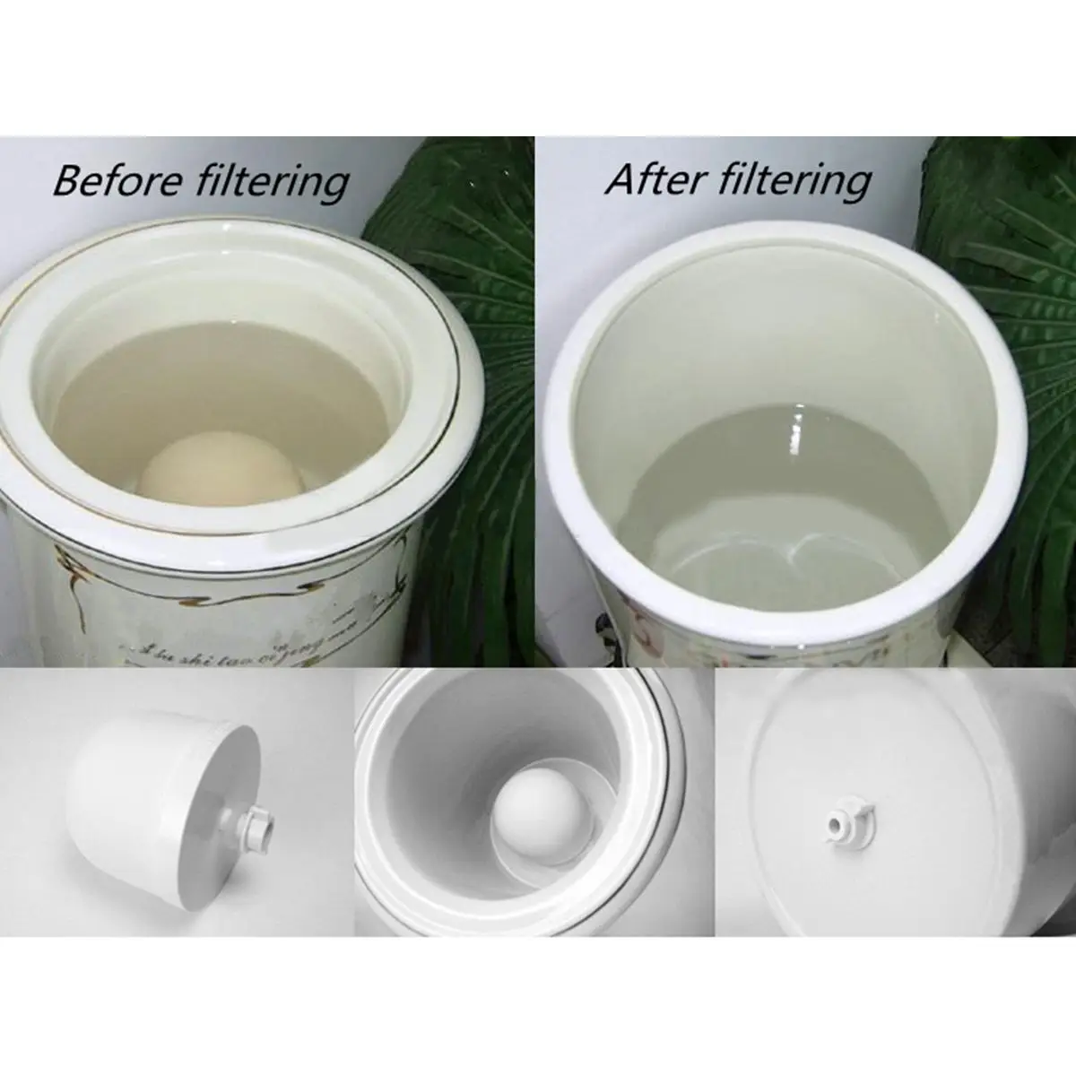 Imagem -06 - Água Nova Filtro Sistema Cartucho Mineral Purificador 02 a 05 Mícron Cúpula Cerâmica