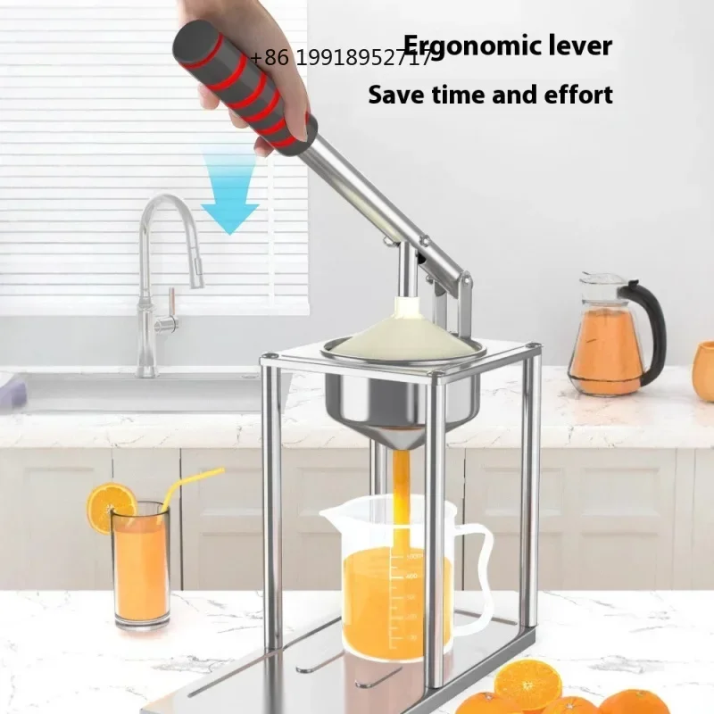 Manual Juicer Orange Juice Juicer Juice Extractor Squeezing Machine Hand Pressure Orange Commercial Stall Fruit Squeezing JJ184