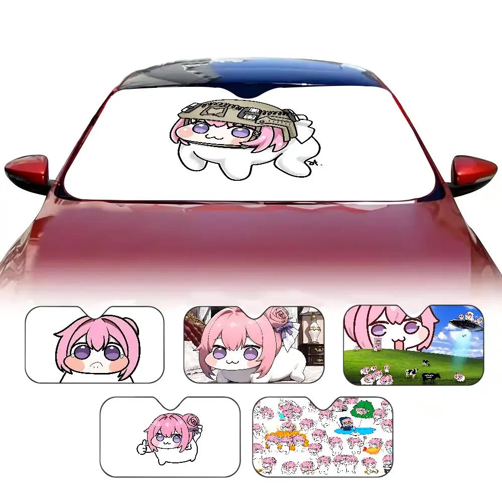 Nikke Doro cartoon Personalized Windshield Sunshade Car Cover Sun Shade Auto Sun Visor Car-covers Car Solar Protection