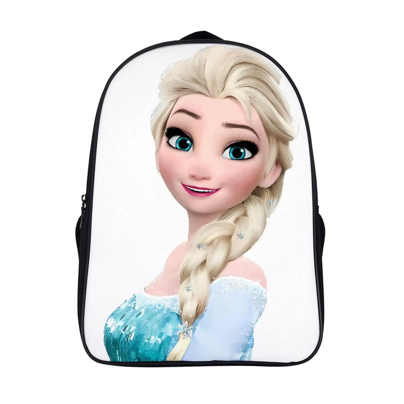 

Cartoon Disney Princess Elsa Fashion Student's Backpack School Bag 16 Inch 2 Compartment Backpack Student Schoolbag