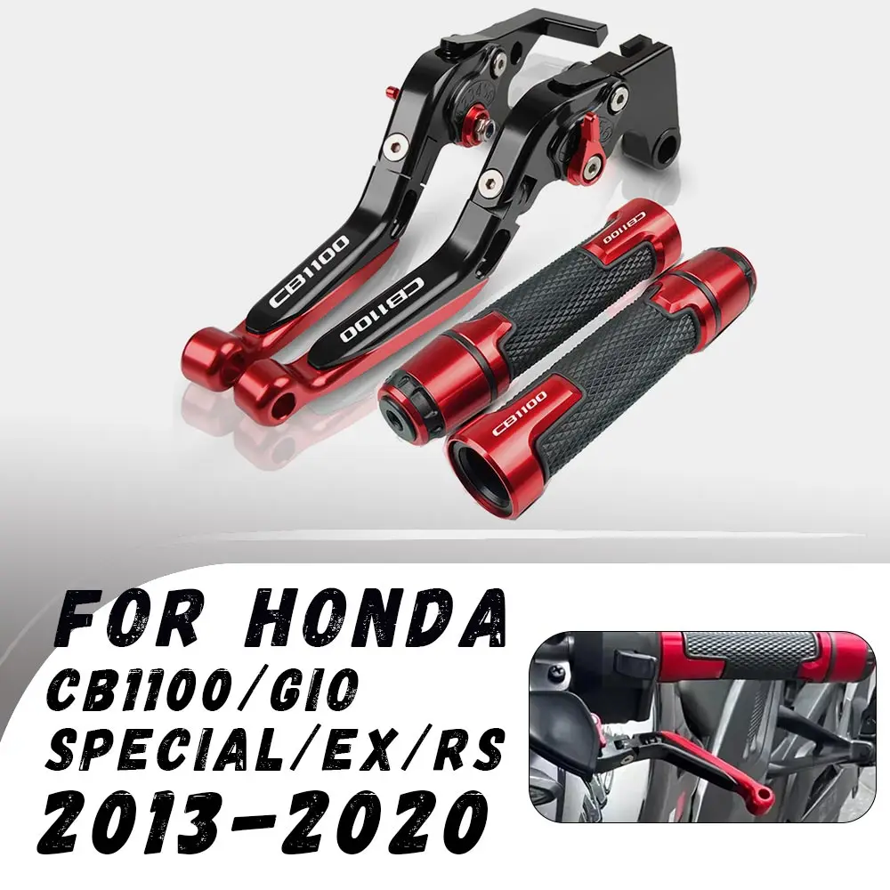 

For Honda CB1100/GIO special/EX/RS 2013-2020 Folding Brake Clutch Lever Handbrake Handlebars Grip Handle Hand Grips Accessories