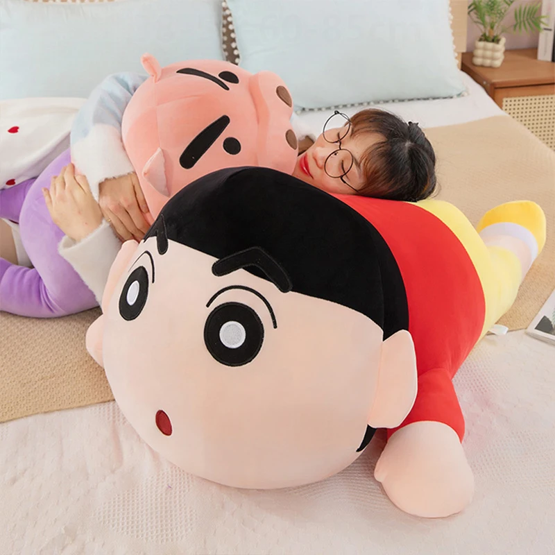 

Новая плюшевая игрушка Kawaii Crayon Shin-chan/Buriburizaemon, 35/70 см, милая кукла-подушка, мягкая игрушка-свинка, украшение для дивана и спальни, праздничный подарок