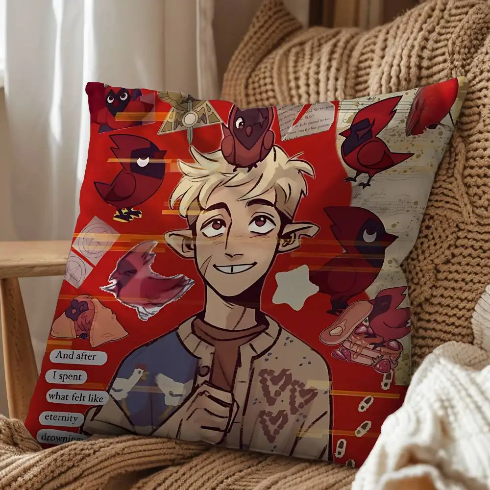 Flapjack Hunter Owl House Luz Noceda Pillow Case Office Cushions Suitable For Sofa Car Bedroom Decorative Cushion Cover