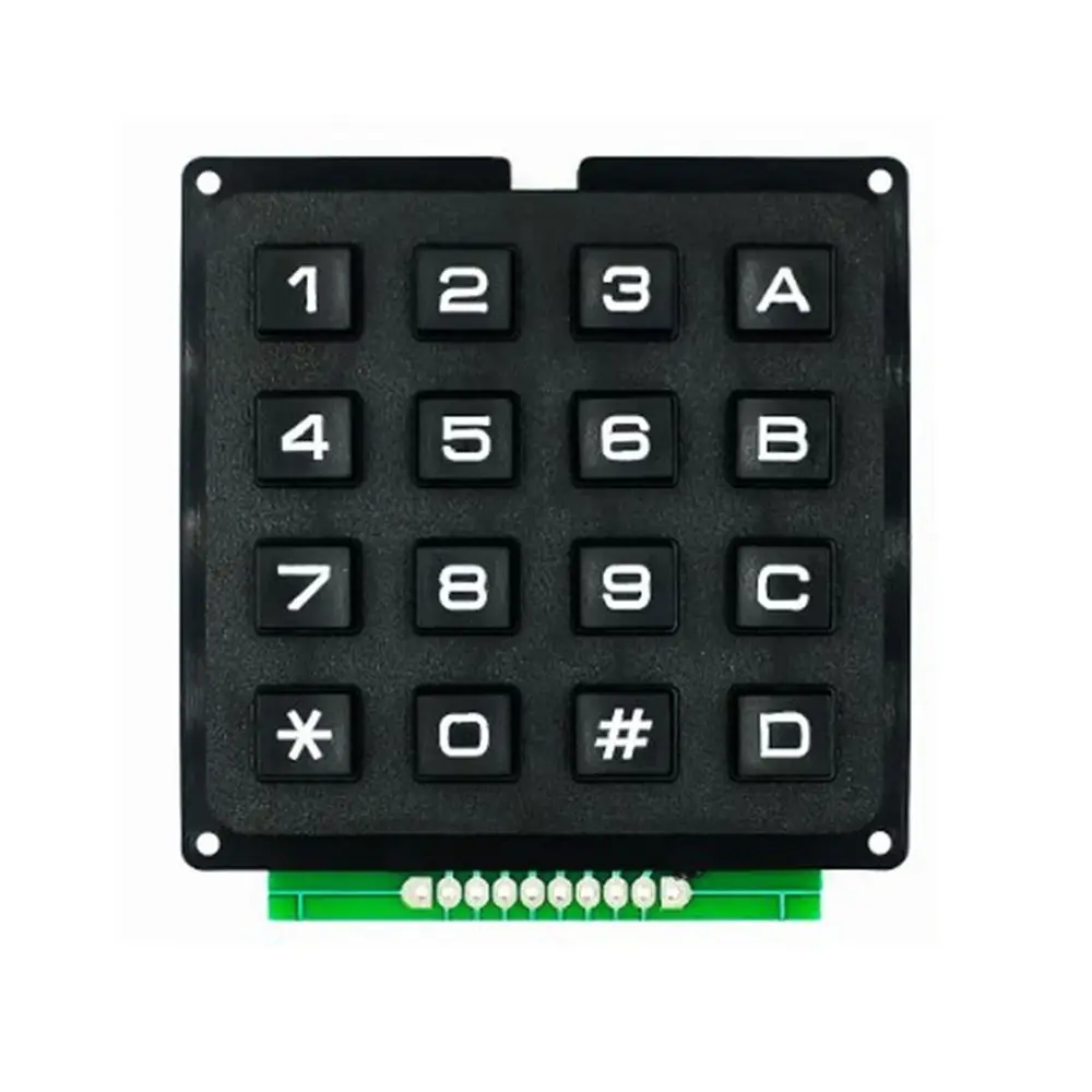 DIY Matrix Switch Keyboard 3*4/4*4 12key/16key Keypad Array Module Professional Industrial Keypad for Arduino/Raspberry Pi