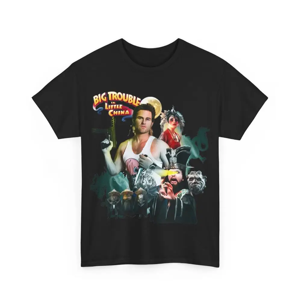 Big Trouble in Little China 1986 Film-T-Shirt, Unisex-T-Shirt aus schwerer Baumwolle