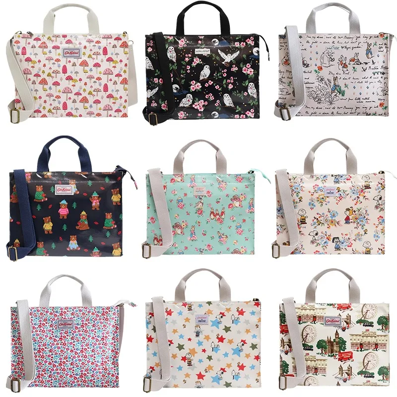 Cath Kidston Bag Snoopy Cartoon Animal Rabbit Bear Dog Style 24.5*32.5*9.5 Cm Leisure Waterproof Printed Women\'s Bag