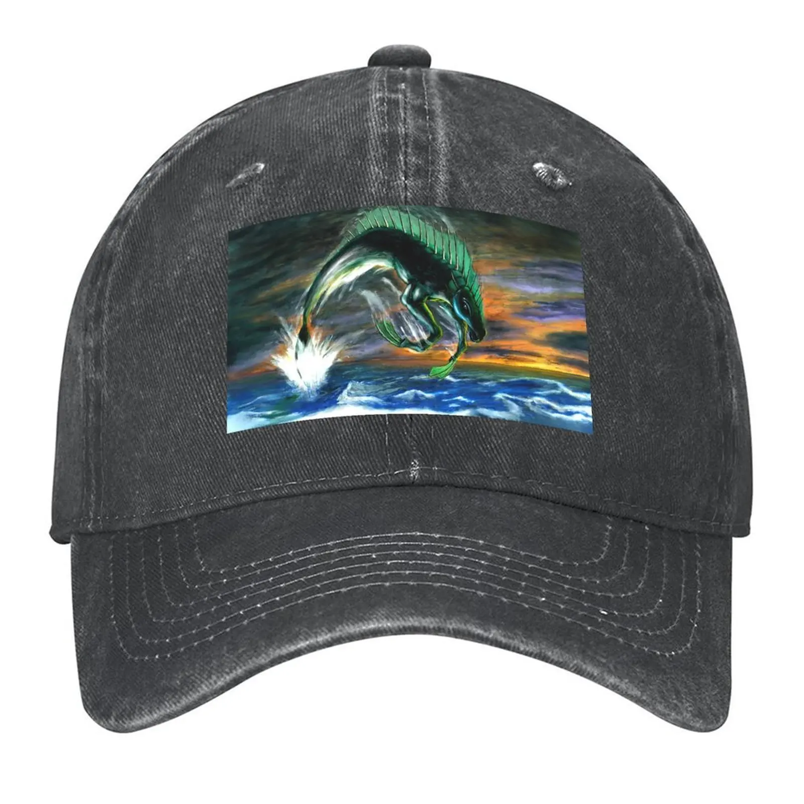 

mythological hippocampus Baseball Cap Christmas Hat Brand Man cap hats for men Ball Cap For Women Men's