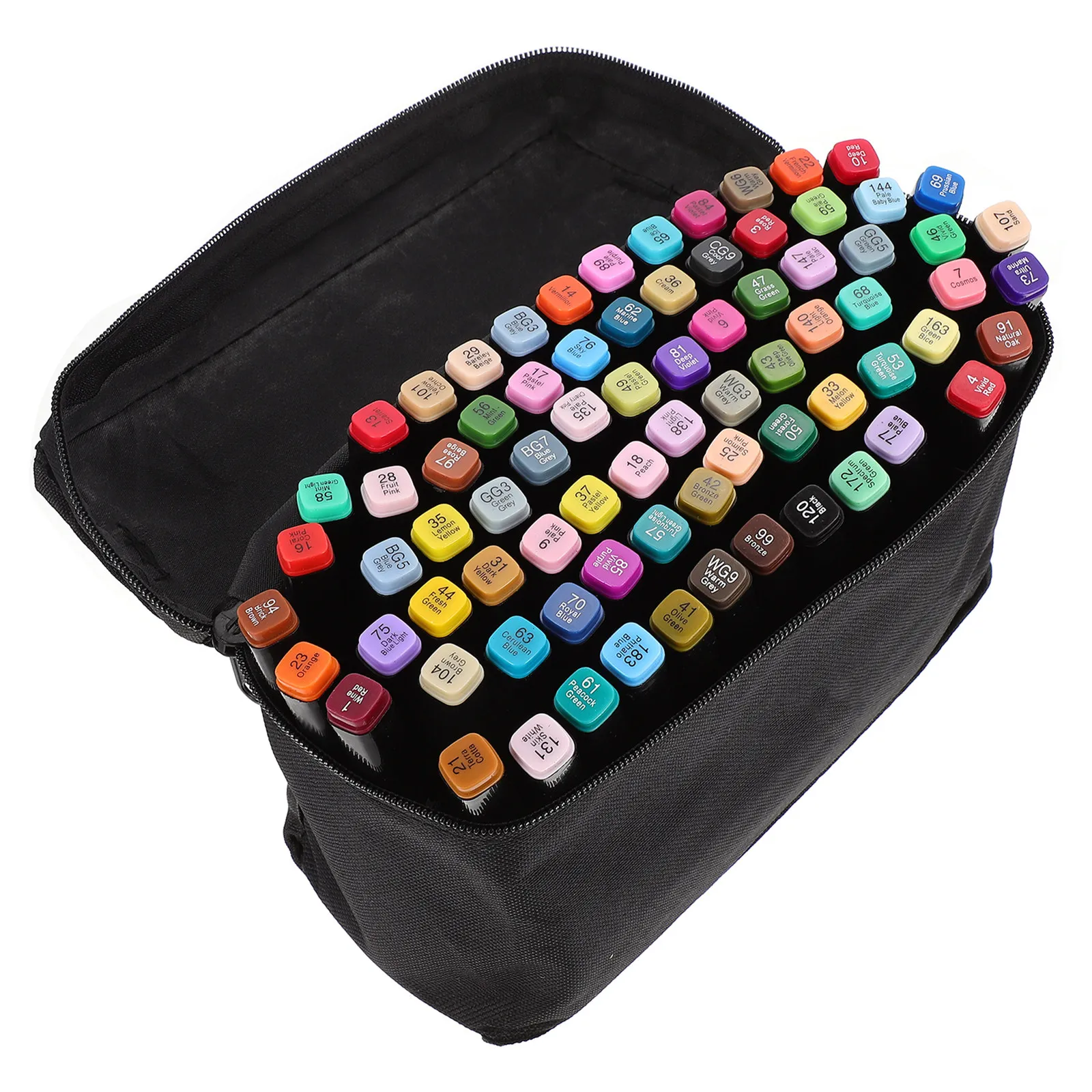 

80 pcs Marker Pen Set 80-Color Double-Headed Watercolor Markers Portable Drawing Pens For Diy Sketching Painting Coloring Tools