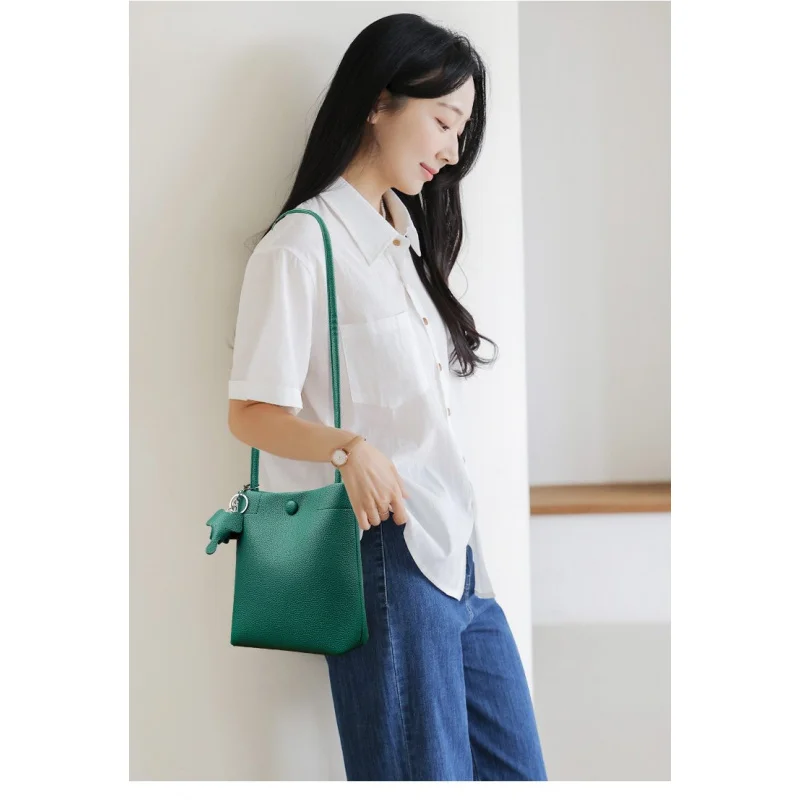 

Высококачественная женская сумка через плечо из кожи премиум-класса с Парижским повседневным винтажным аккуратным легким повседневным эффектом ​