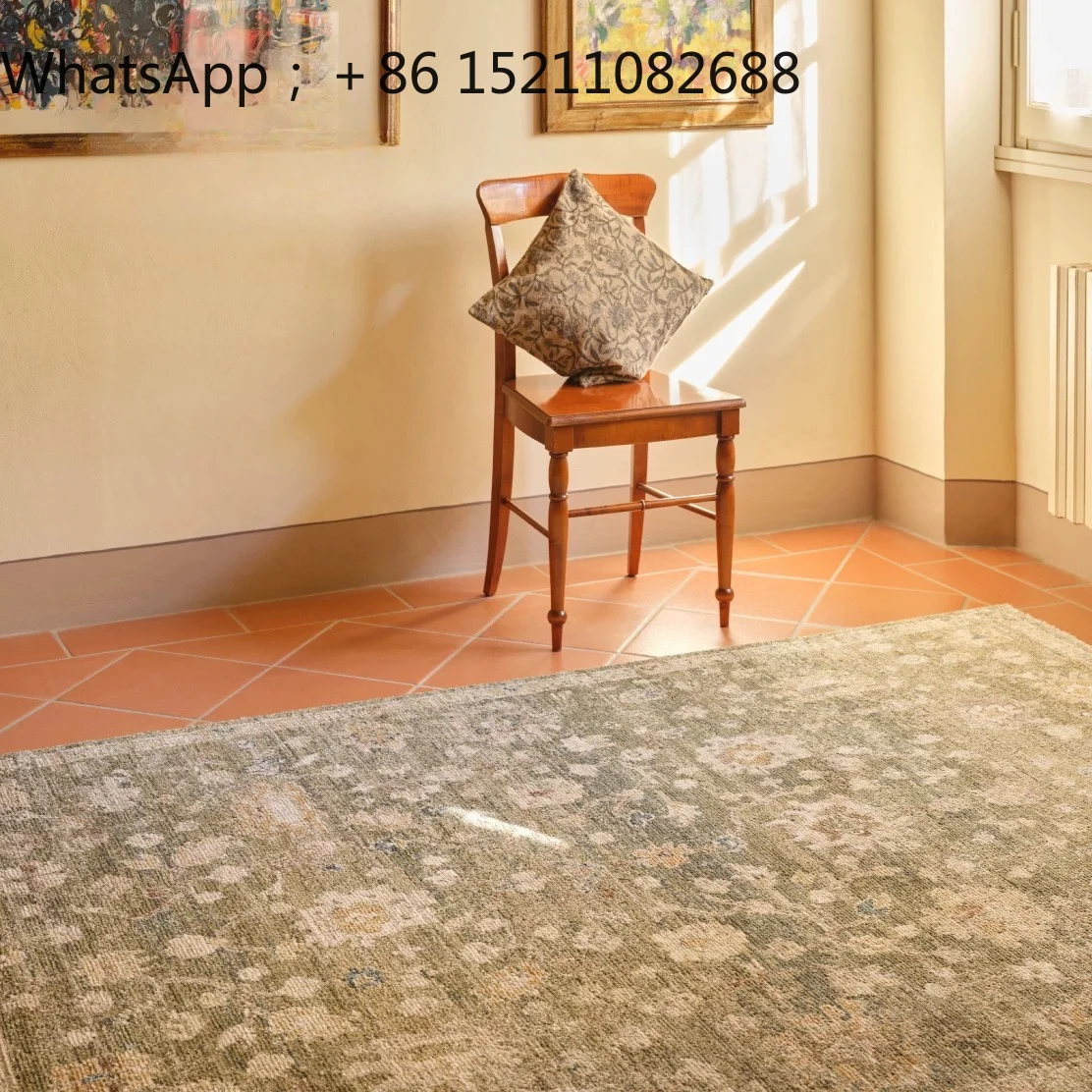 SCY premium light luxury carpet living room bedroom antique carpet villa large apartment carpet