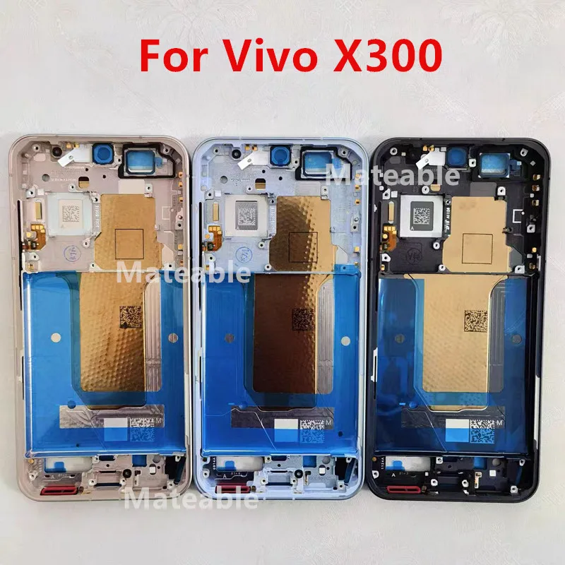 X 300 Middle Frame For Vivo X300 Housing Board LCD Faceplate Bezel Replace Repair Phone Spare Parts V2515 V2509A