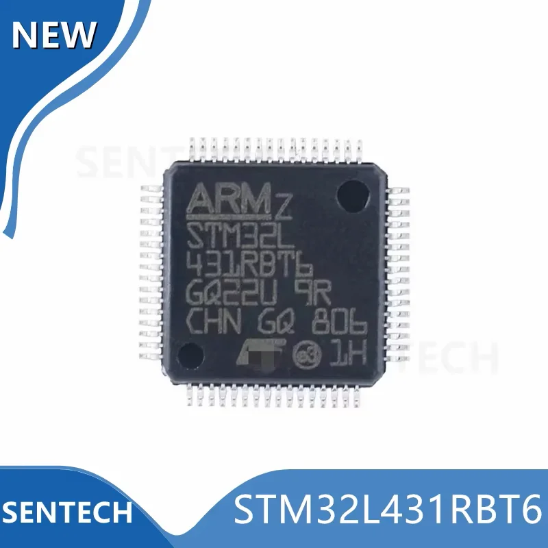

2 шт./лот, 100% новый оригинальный STM32L431RBT6, 32-битный пакет, микроконтроллер LQFP-64, IC