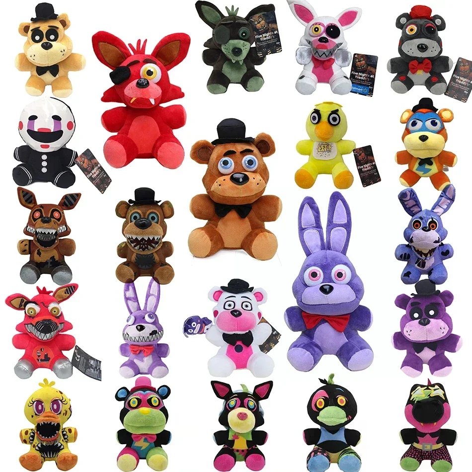 Five Night At Freddy Fnaf Cute Plush Toys Game Doll 18 CM Bonnie Bear Foxy Cartoon Stuffed Dolls Freddy Toys For Children Gifts