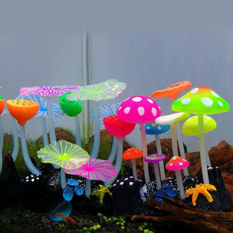 Aquarium Plants Decor Grass Underwater Plastic Artificial Aquatic Plants Ornaments Fish Tank Aquarium Landscape Decoration