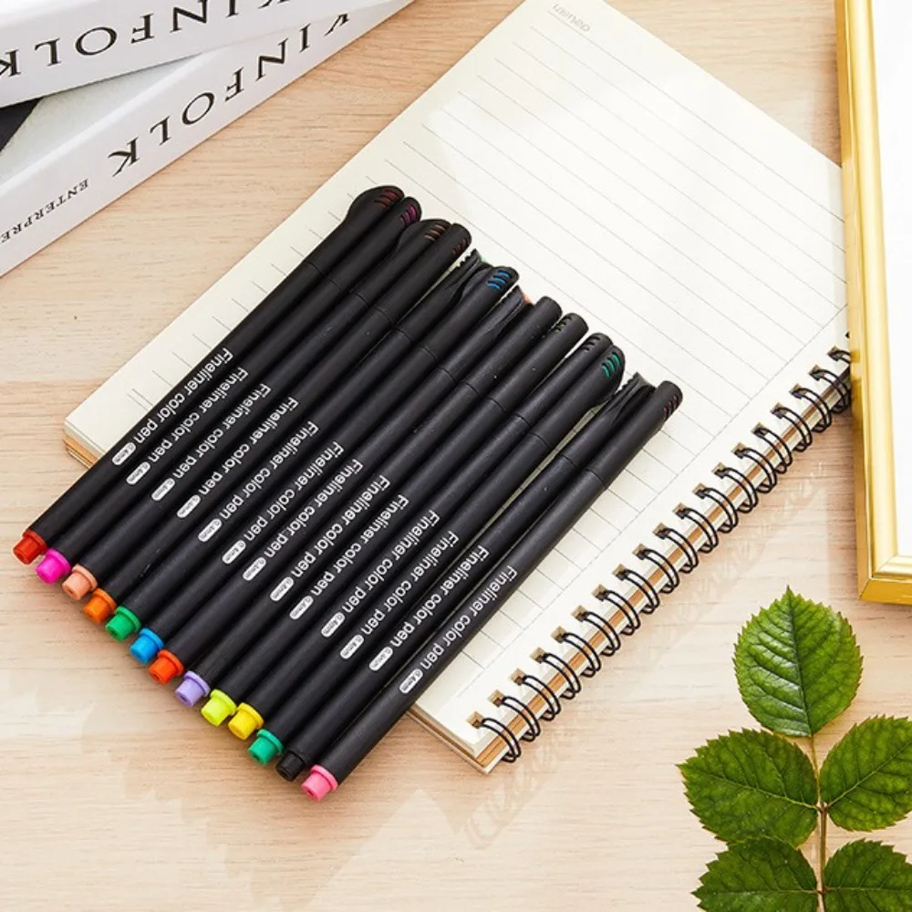 

INS 0.4mm Nib Colored Ink Pen Smooth Durable Writing Gel Pen Efficient Morandi Color Marker Pen Set School