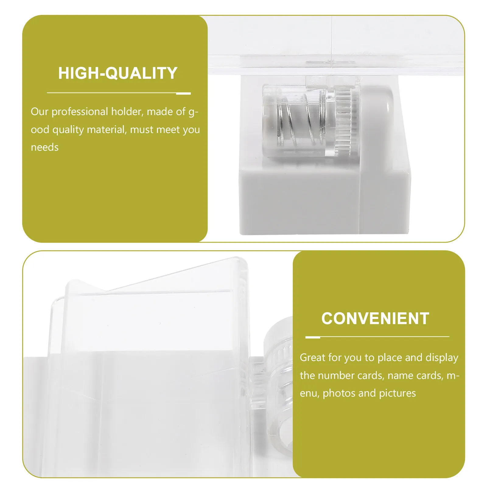 4pcs Magnetic Price Tag Holders for Retail Stores, Supermarkets & Exhibitions – Durable Label Display Stand