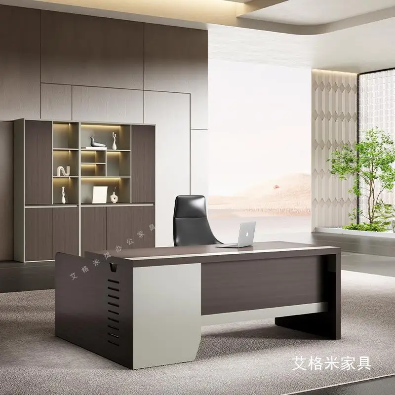 

Supervisor Desk Manager Computer Desk Modern Simple Leadership High-end Single Office Boss Desk