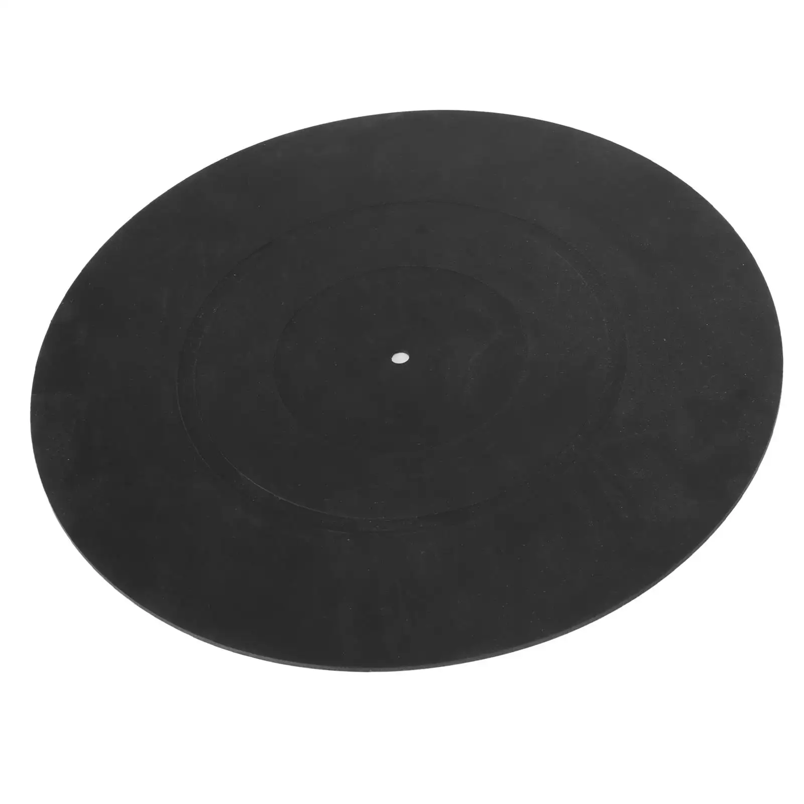 

12in Rubber Turntable Platter Mat: Vibration Reduction, Static Resistant Vinyl Record Pad for lp Record Player