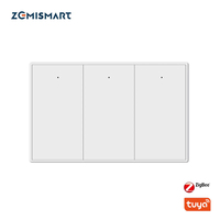 Zemismart Tuya Zigbee US Wall Light Switch No Neutral Interruptor Smart Life App Timer Alexa Google Home Voice Control