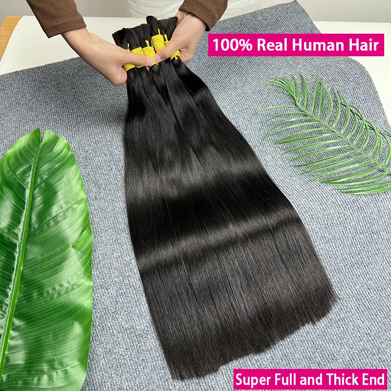 

Без утка, двойная прорисовка, прямые объемные человеческие волосы для плетения, необработанные, девственные, 100% настоящие человеческие волосы, оригинал # 1B