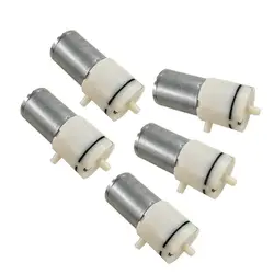 Pompa di Aria 3.7 V/6 V/12 V 370 Mini Elettrico Micro Vuoto Booster Motore Per Strumento di Bellezza Trattamento Medico tiralatte P370 5 V