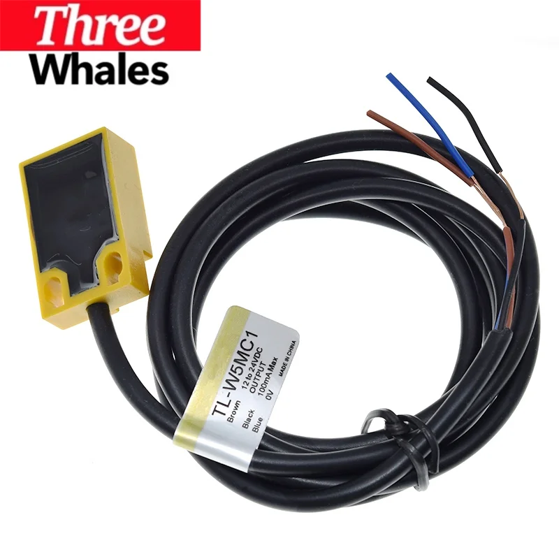 1/2/5pcs TL-W5MC1 THR 5mm 3 Wire Inductive Proximity Sensors Detection Switch NPN DC 6-36V for Arduino