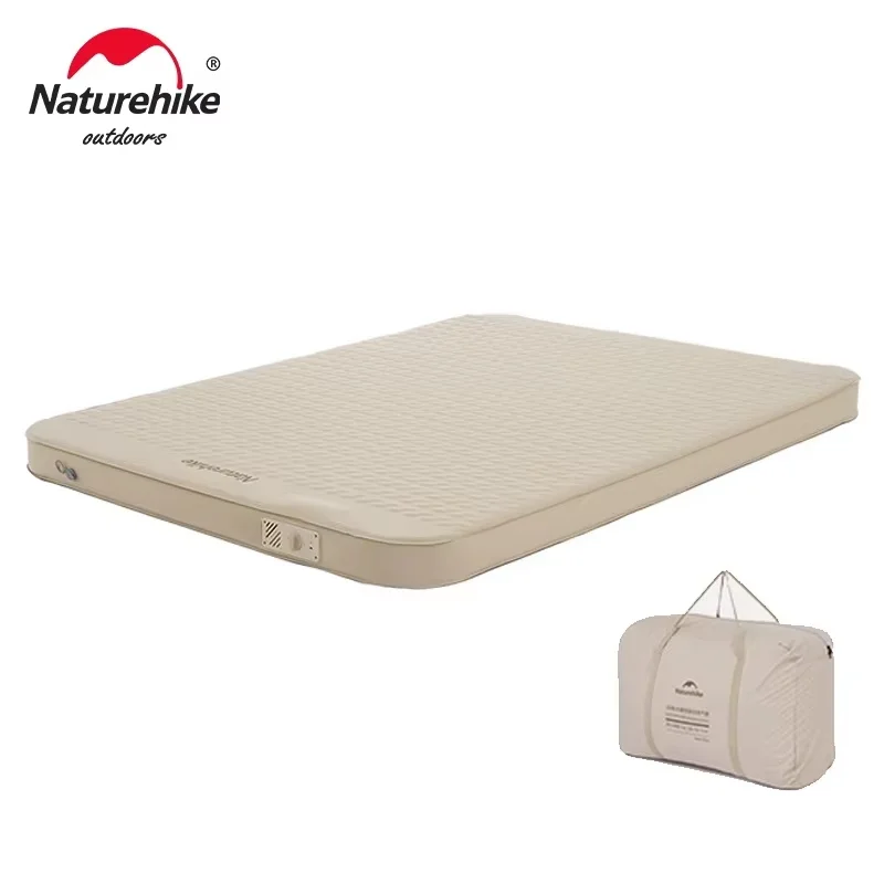 Naturehike C12 materac dmuchany Camping wbudowana pompa samopompująca poduszka namiot zewnętrzny nadmuchiwane łóżko 12cm podwójna karimata