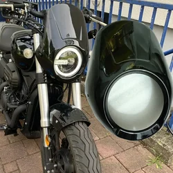 Motorcycle Windshield For Keeway Rkv 125 C RKV125C Windscreen Front Headlight Fairing Head Lamp Protection Cover Mask Modified