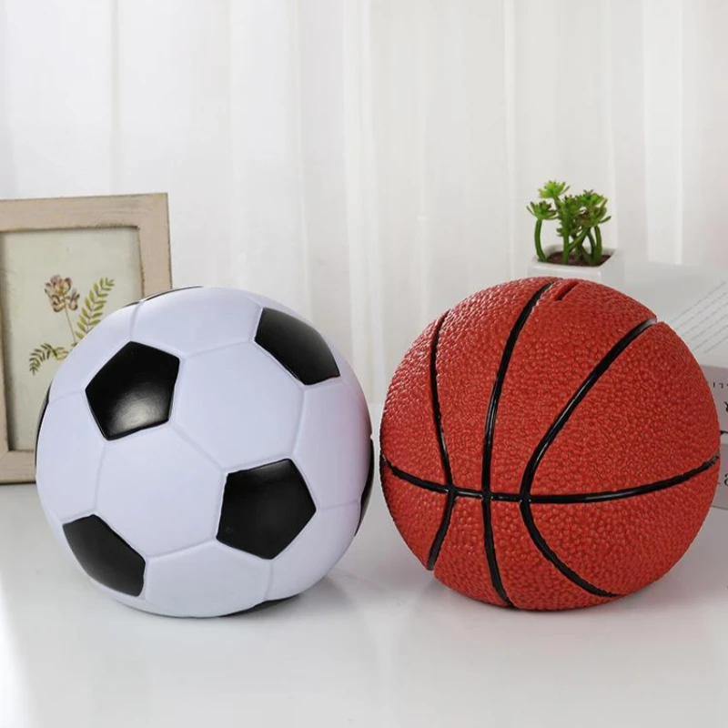 装飾貯金箱 サッカー型 装飾貯金箱 サッカー型 コインポット 寝室 貯金箱 装飾 貯金箱