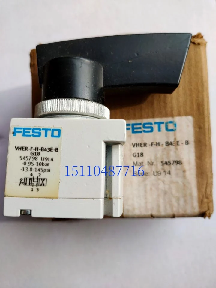 FESTO VHER-H-B43C-G18 Lever Valve 3488204 In Stock,