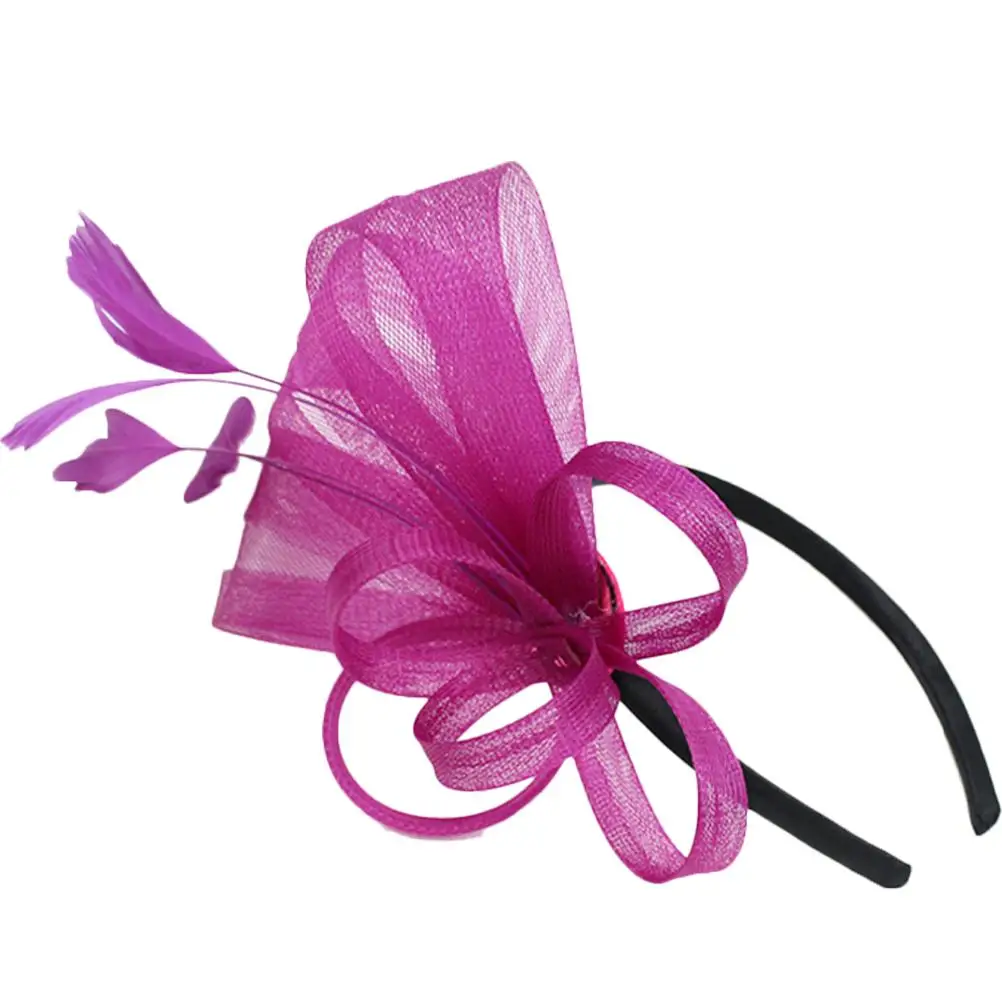 

Artificial Hair Fascinators Elegant Headb Cocktail Party Hat Tea Hats Prom Flowers Hair Accessories Women