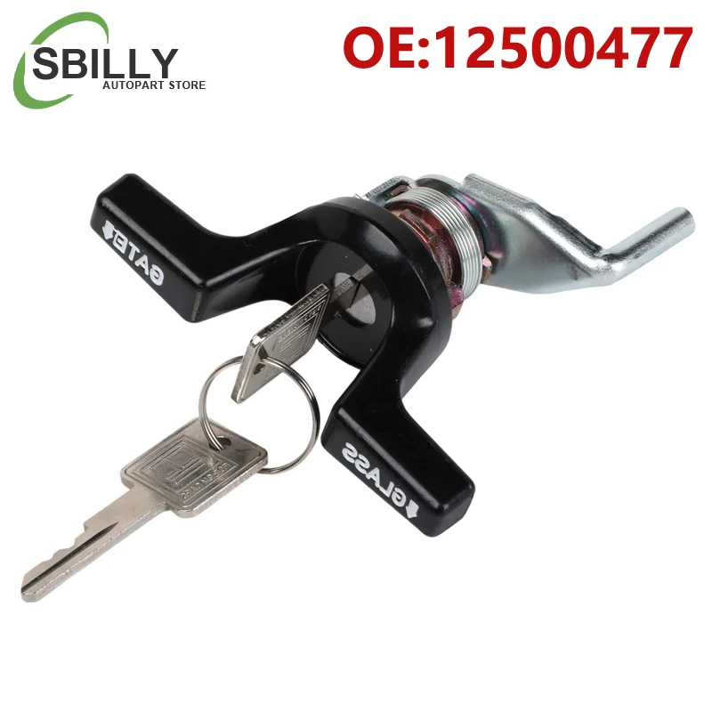 12500477 Cilindro de cerradura de puerta trasera de coche con llaves 12506782 12507441 para Chevrolet S10 Blazer S15 GMC Jimmy 1983-1994 Olds Bravada