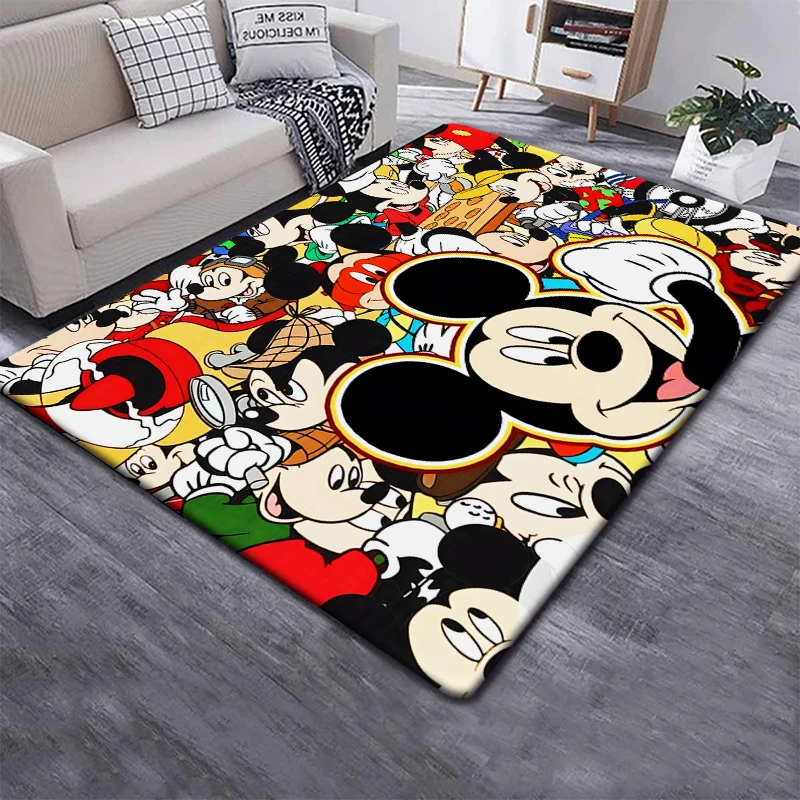 Mickey mouse clubhouse moda área tapete para crianças, sala de estar quarto tapete cozinha quarto das crianças tapetes