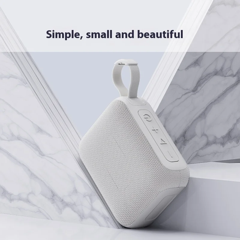 Portable 5W Wireless Speaker Deep Bass Audio Waterproof & Dustproof Fabric BT Communication for Outdoor Sports Battery Powered