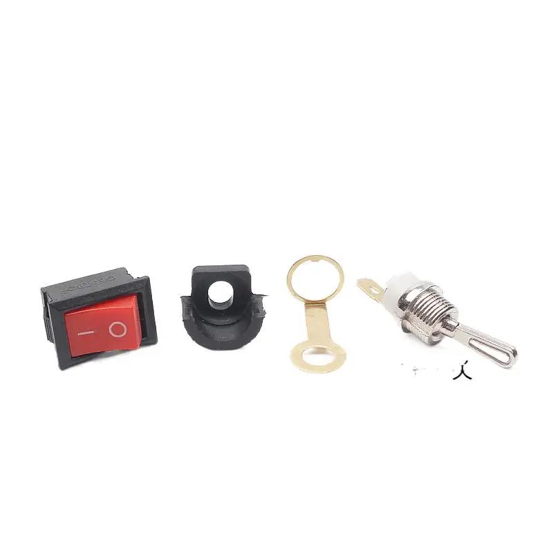

52/58Chainsaw Kill Switch Boat-Shaped Toggle Switch Parts Start Switch Grounding Plate Bahui Garden