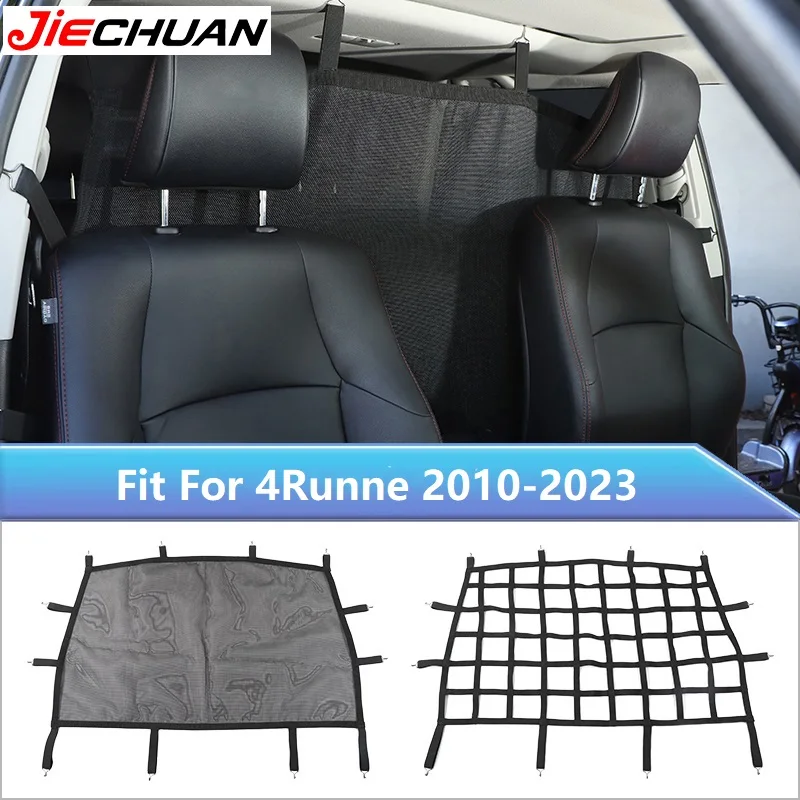 

JIECHUAN ткань Оксфорд, изолирующая сетка на заднее сиденье автомобиля, подходит для 4Runner 2010-2023, сетка безопасности багажника, аксессуары для домашних животных