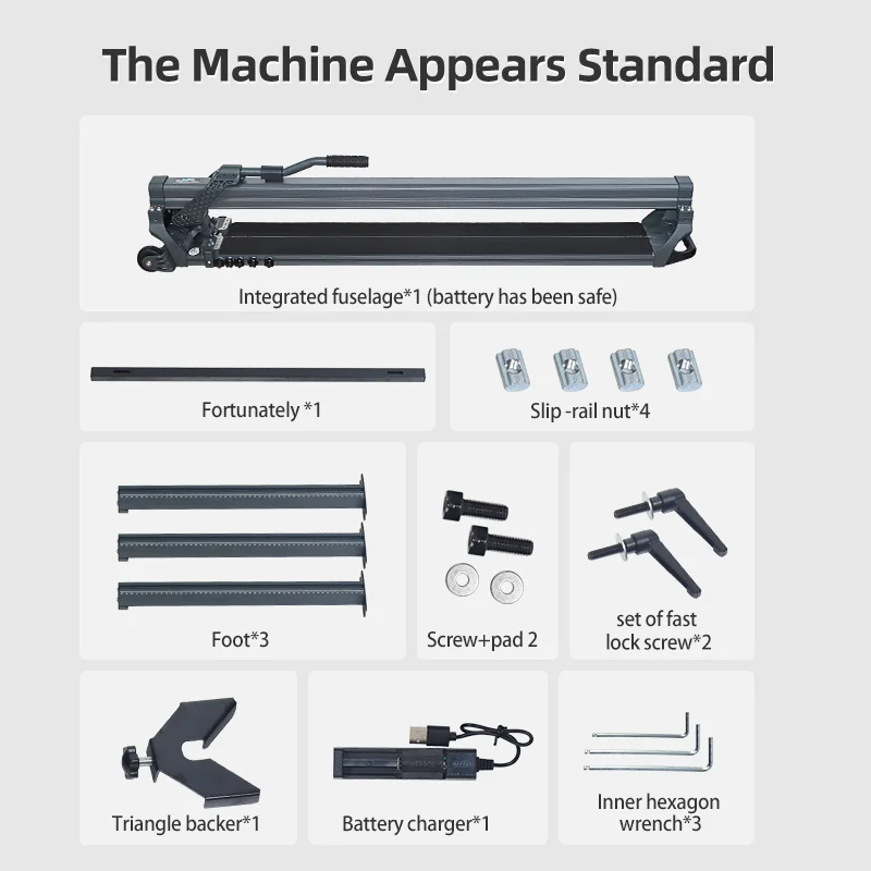 High Precision 1200mm  Positioning Tile Cutter Porcelain Tile Cutter Tile Pusher