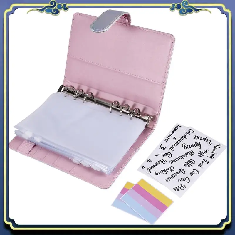 A86P-Budget Binder Set - Budget Binder With Cash Envelopes, Cash Organizer Money Saving Binder Cash Envelopes For Budgeting