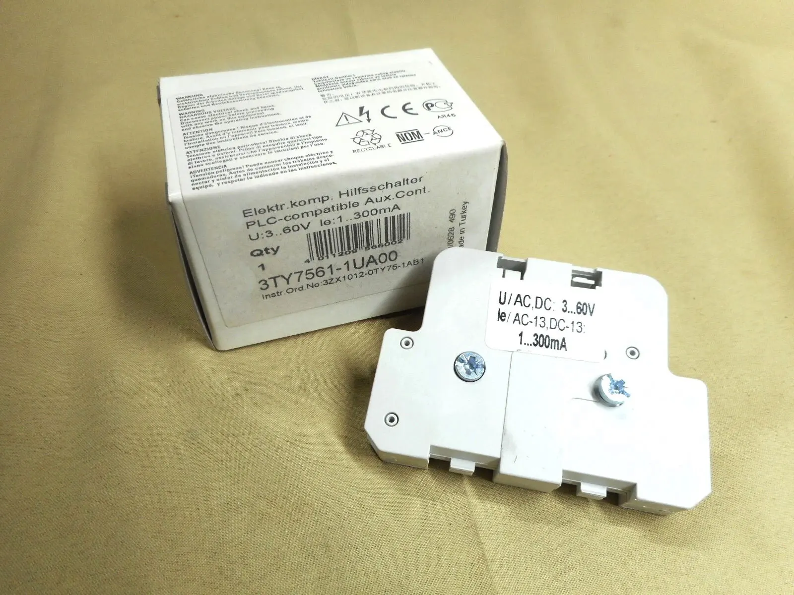 

Brand New 3TY7561-1UA00 3TY7561-1EA00 Warranty One-year