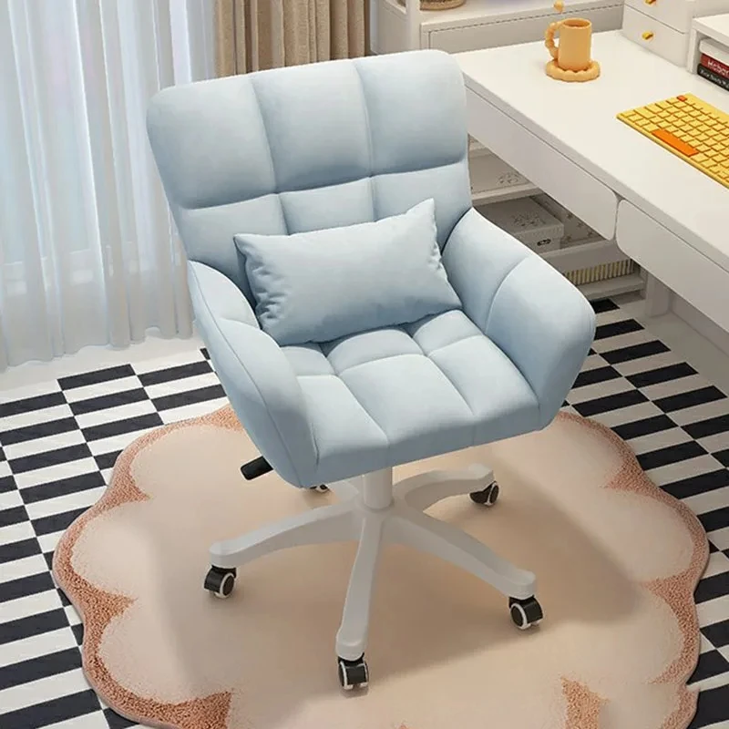 Aesthetic Gaming Office Chair Glides Swivel Women Comfy Office Chairs Luxury Bedrooms Silla Escritorio Furniture Decoration