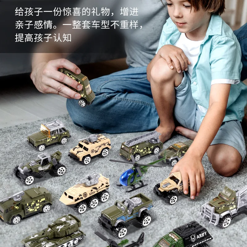 gift box Mini Car Model Pull Back Children\'s Alloy Kids Inertia Cars Boy Toys Diecasts baby festival birthday Kid gift Toy